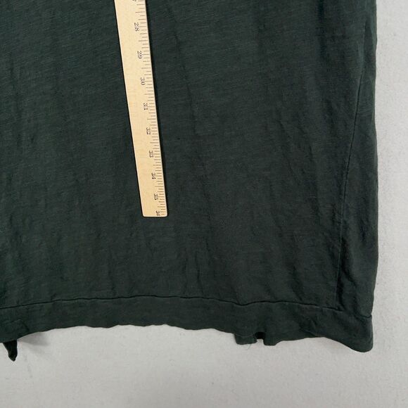 Three Bird Nest Cardigan Womens Small Forest Green Long Open Duster Pocket Drape - Picture 13 of 14